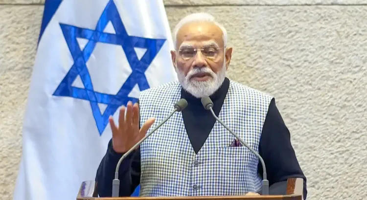 प्रधानमंत्री मोदी का इजरायल संसद में संबोधन: आतंकवाद के खिलाफ भारत-इजरायल की साझेदारी