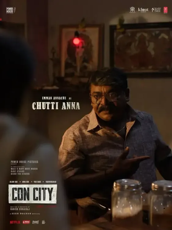 Unveiling Imman Annachi's Role in 'Con City' Featuring Arjun Das and Anna Ben
