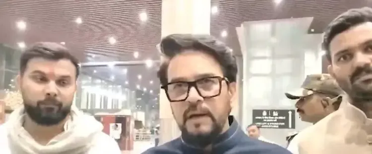 अनुराग ठाकुर ने कांग्रेस के महिला विरोधी चेहरे को किया उजागर