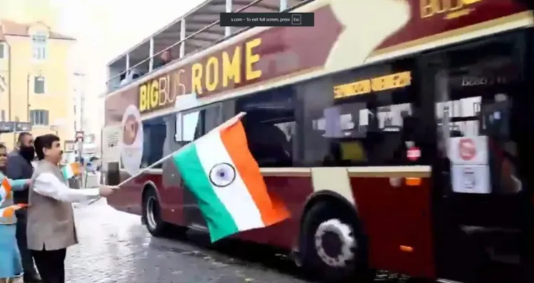 Incredible India campaign rides Rome's Hop-On Hop-Off buses ahead of Modi visit