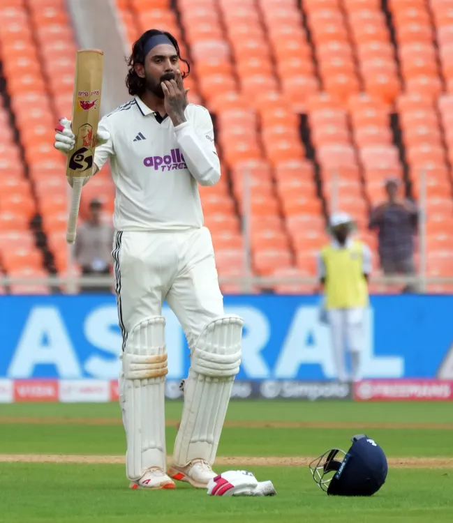 Did KL Rahul Honor His Daughter with a Century in Ahmedabad?