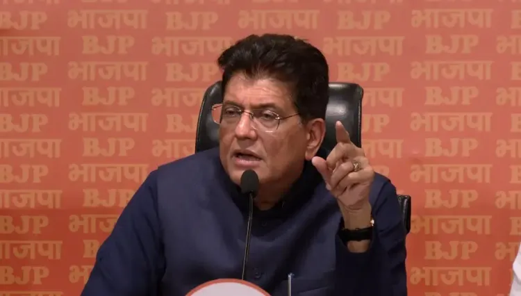 क्या इंडी अलायंस का भारत और संविधान विरोधी रवैया उजागर हुआ है: पीयूष गोयल?