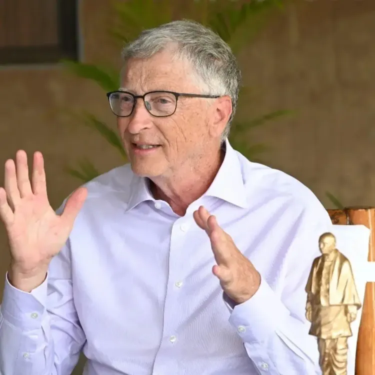 Bill Gates: India key example of AI for social good, urges slowing pace