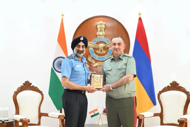 India-Armenia air power talks: AP Singh meets Lt Gen Asryan in New Delhi