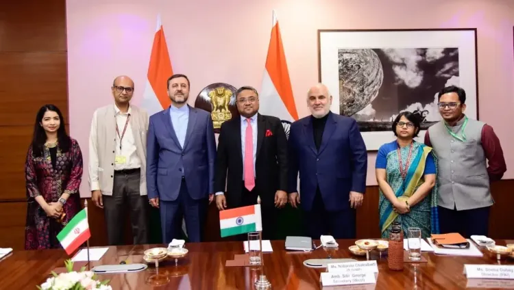 India-Iran talks in Delhi: MEA's Sibi George meets Deputy FM Gharibabadi