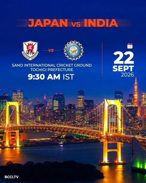 India vs Japan T20I on Sep 22 marks 75 years of bilateral ties