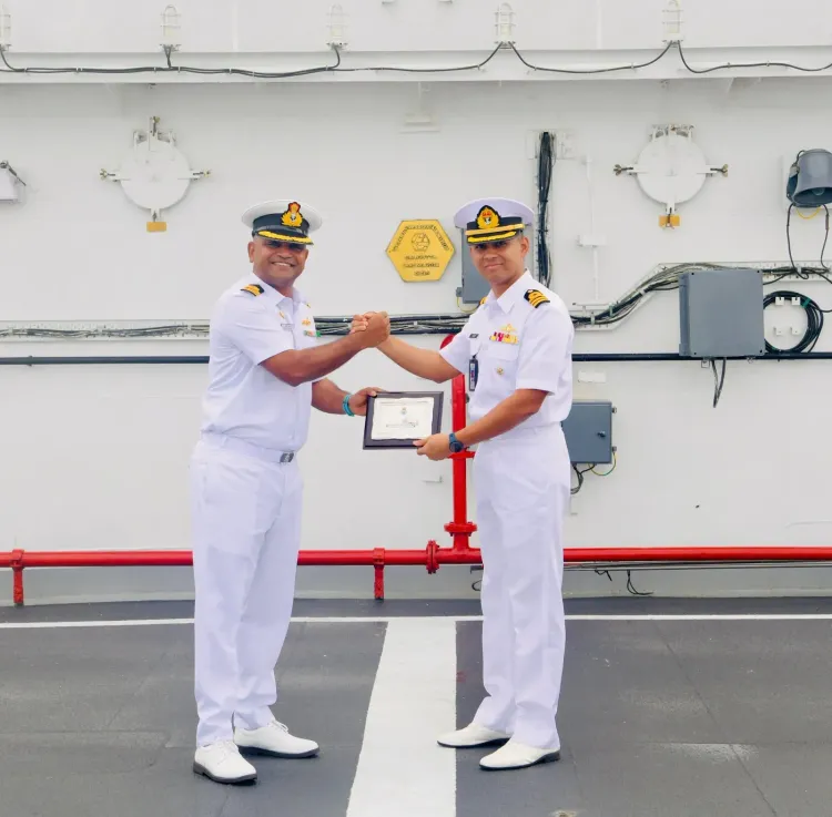 INS Sagardhwani strengthens India-Malaysia maritime ties at Port Klang