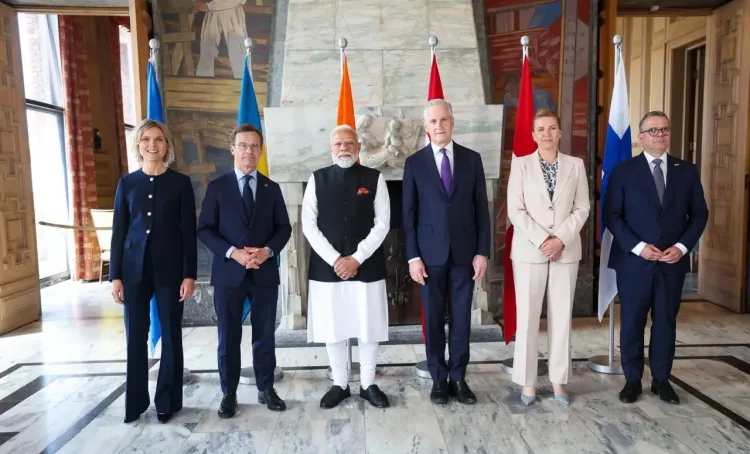 India-Nordic Summit: PM Modi backs rules-based order, eyes 4x trade growth