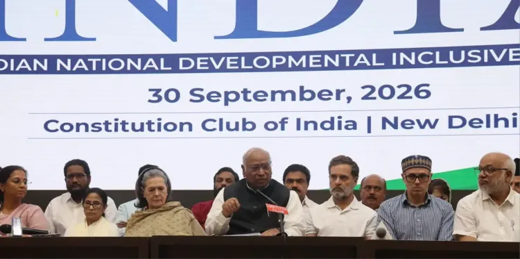 INDIA Bloc launches pan-India 'Save Democracy March' from October 2