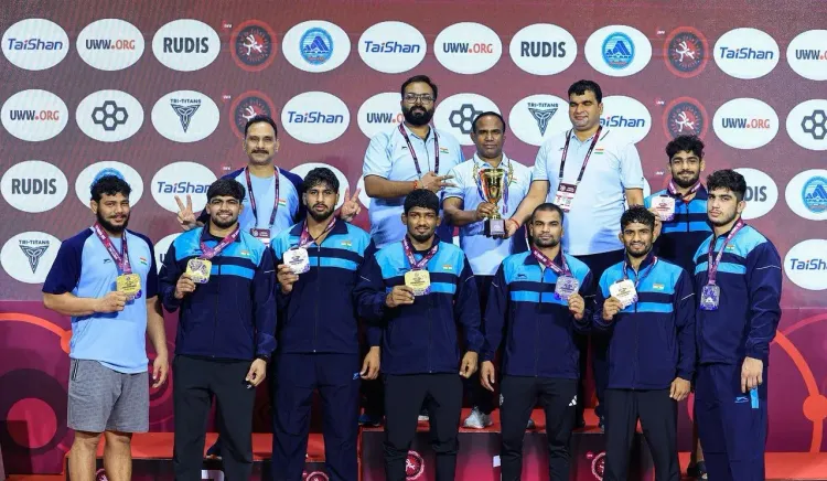 India wins U23 Asian Wrestling freestyle title, bags 27 medals in Da Nang