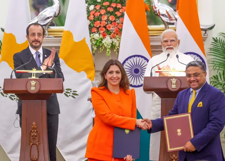India-Cyprus elevate ties to strategic level, target defence and direct flights