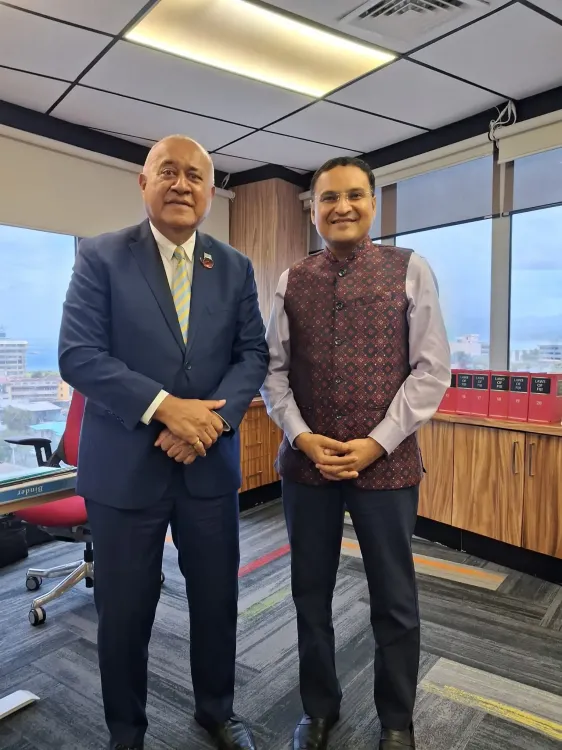 India, Fiji reaffirm bilateral ties with health, policing talks in Suva