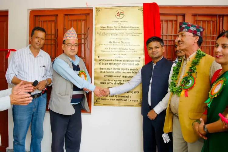 India opens college, breaks ground for school in Nepal's Sudurpaschim under HICDP
