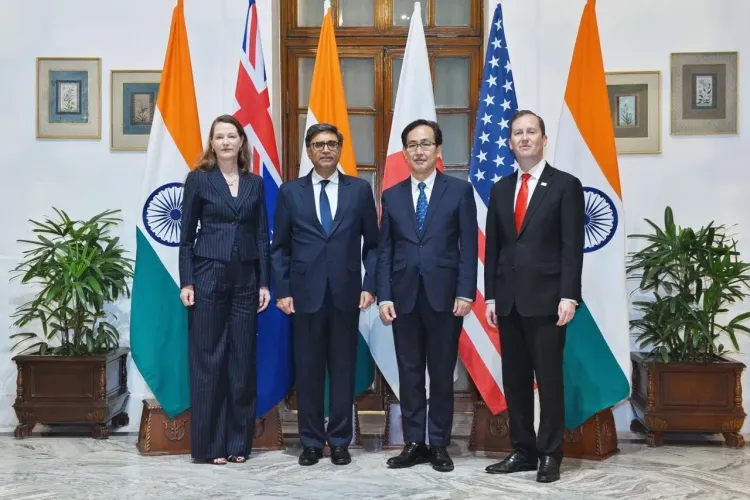 Quad Sherpas meet in New Delhi, chart action plan on maritime security and tech