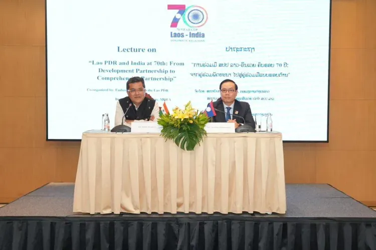 India-Laos 70 years: MoS Margherita pushes for Comprehensive Partnership