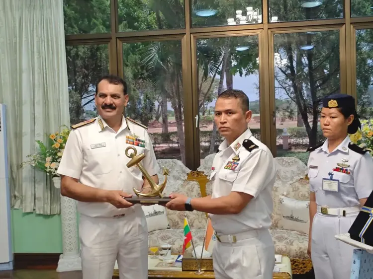 Admiral Tripathi in Myanmar: India-Myanmar naval ties get a fresh push