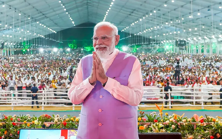 PM Modi: India's 7.7% growth defies global turbulence, 140 crore citizens the force