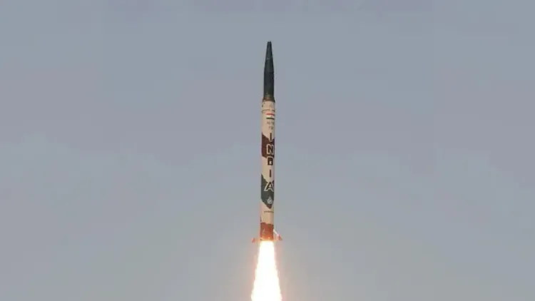 Agni-1 ballistic missile test-launched from Chandipur, Odisha