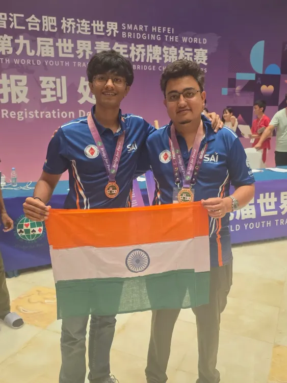 India U31 team wins bronze at World Youth Bridge Championships in Hefei