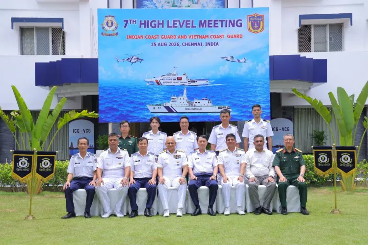 India-Vietnam Coast Guards hold 7th HLM in Chennai, joint drill on Aug 27