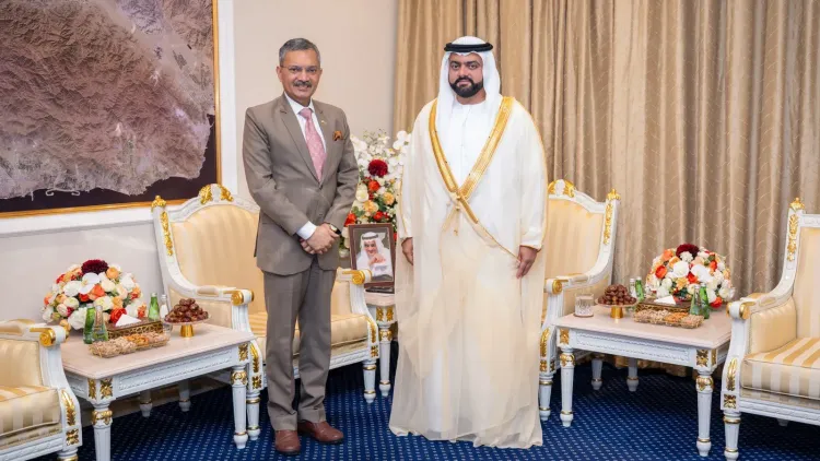 India-UAE ties: Ambassador Deepak Mittal meets Fujairah Crown Prince