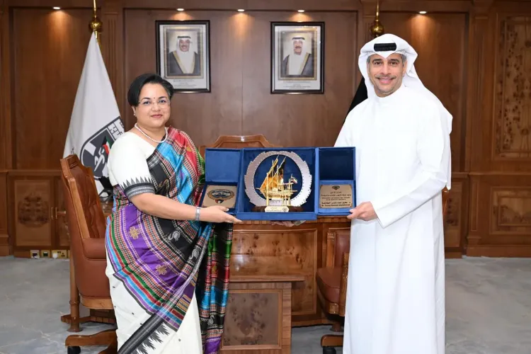 India-Kuwait sports cooperation: Ambassador Tripathi meets MoS Al-Jalahma in Kuwait City