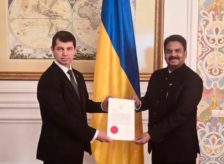 India's Ambassador Anjani Kumar presents credentials in Kyiv, bilateral ties on agenda