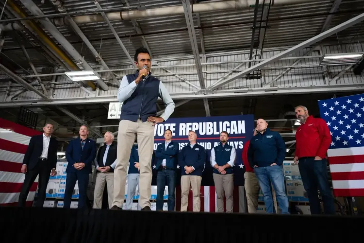 Vivek Ramaswamy trails Amy Acton in two Ohio polls as attack ad backfires