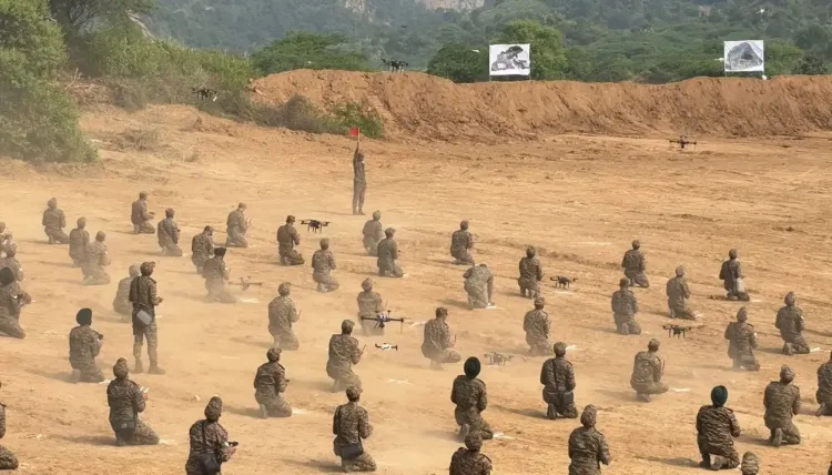 How is the Indian Army validating the efficiency of indigenous drones?