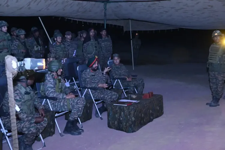 क्या भारतीय सेना ने राजस्थान के थार रेगिस्तान में युद्ध तैयारी का अभ्यास किया?