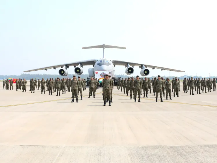 CINBAX-II: Indian Army's 120-strong contingent departs for Cambodia joint exercise