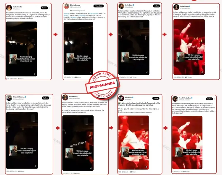 Indian Army fact-check exposes Pakistan-based accounts over fake Army Chief video