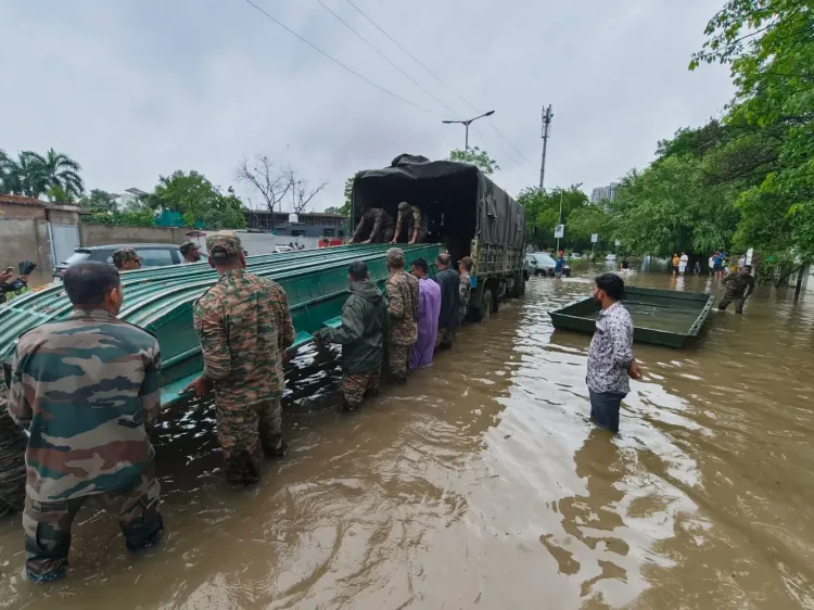 Indian Army deployed in South Gujarat floods, 12,376 evacuated in a day