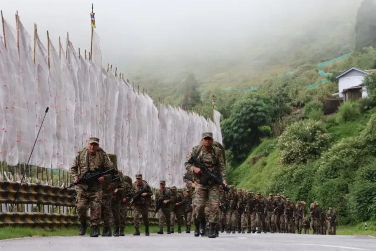 Did Indian Army Troops Conquer Sikkim's Rugged Terrain?