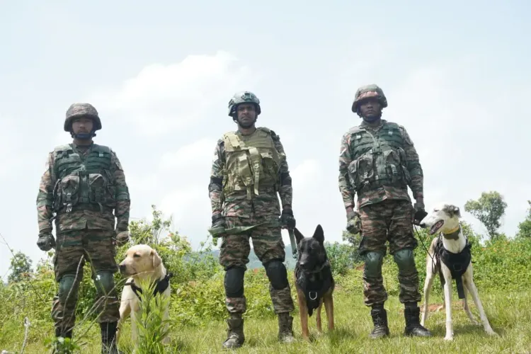 Indian Army K9 teams shine at Exercise PRAGATI 2026 in Meghalaya