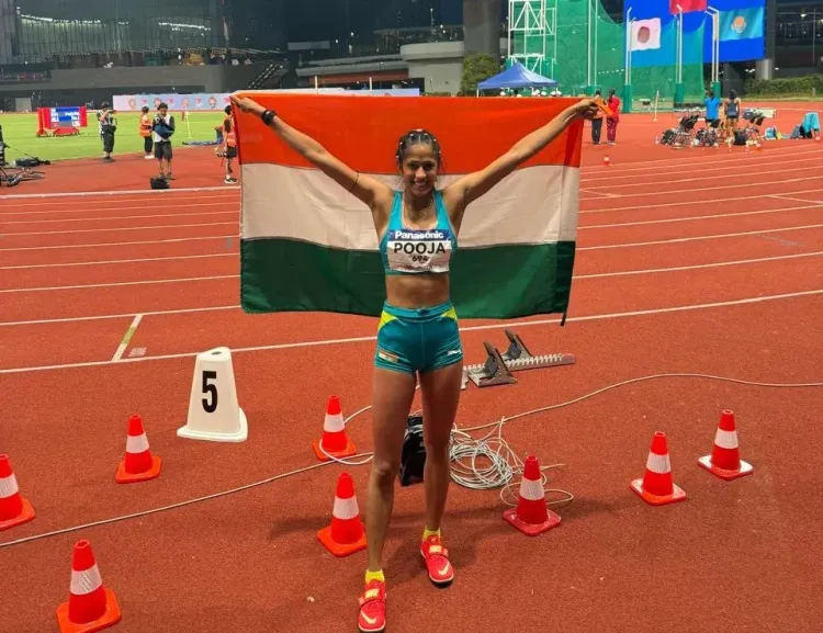 Pooja clears 1.81m to win Indian Athletics Series high jump in Trivandrum