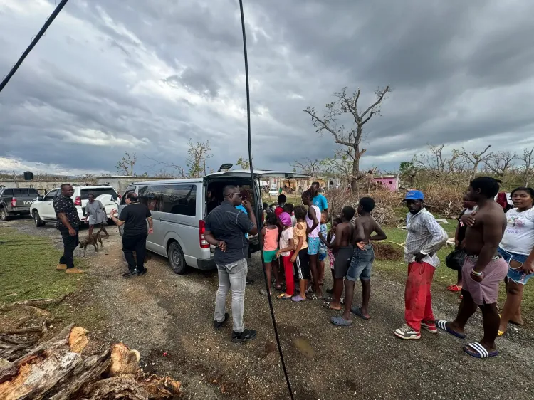 How is the Indian Community Supporting Relief Efforts in Hurricane-Hit Jamaica?