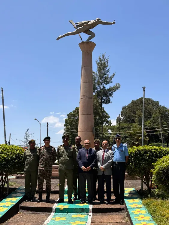 India-Ethiopia defence ties: Indian officials visit Holota Military Academy