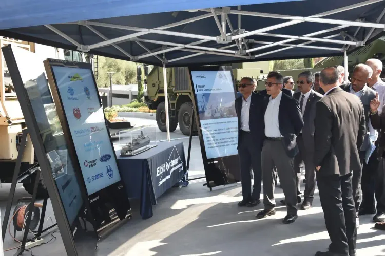 How is the Indian delegation enhancing defence ties with Israeli firms?