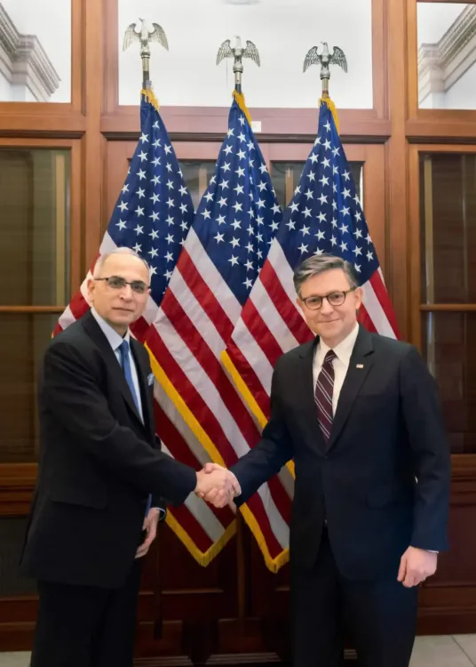 What Did the Indian Envoy Discuss with the US House Speaker?