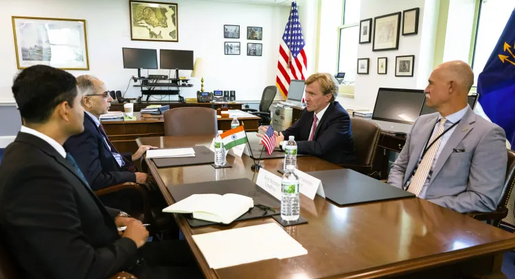 What Key Discussions Took Place Between Indian Envoy and US Pentagon Official?