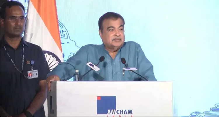 Gadkari urges Indian firms to form JVs with US tech companies at AMCHAM summit