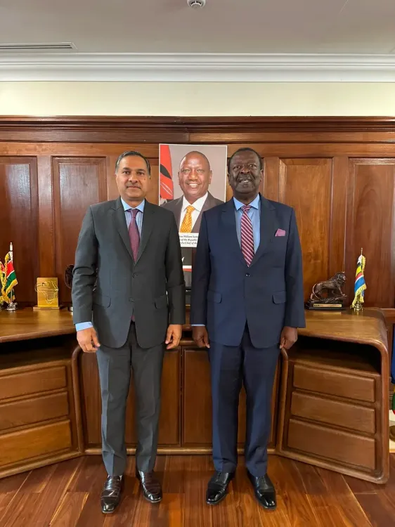 India's High Commissioner meets Kenya's Musalia Mudavadi on bilateral ties