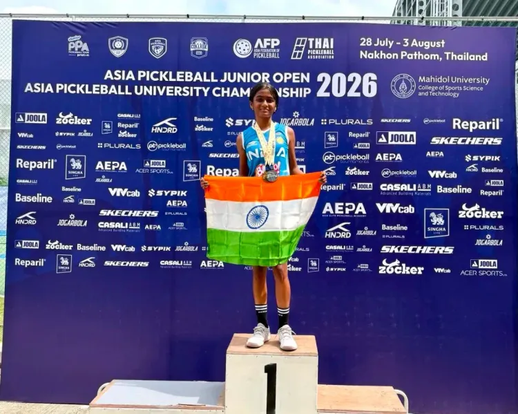 India wins 3 medals at Asian Junior Pickleball Championship 2026 in Thailand