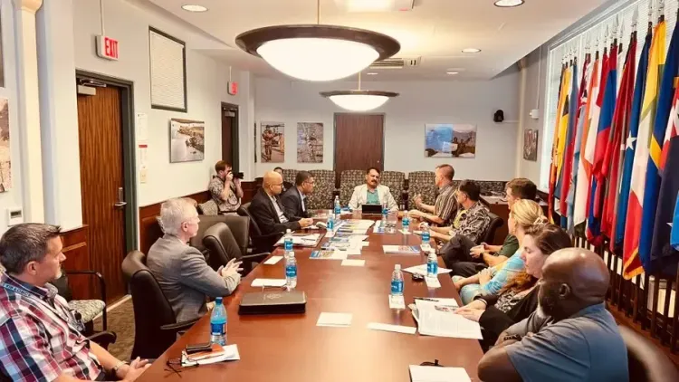 Did the Indian Naval Chief Visit the Centre for Excellence in Disaster Management in Hawaii?