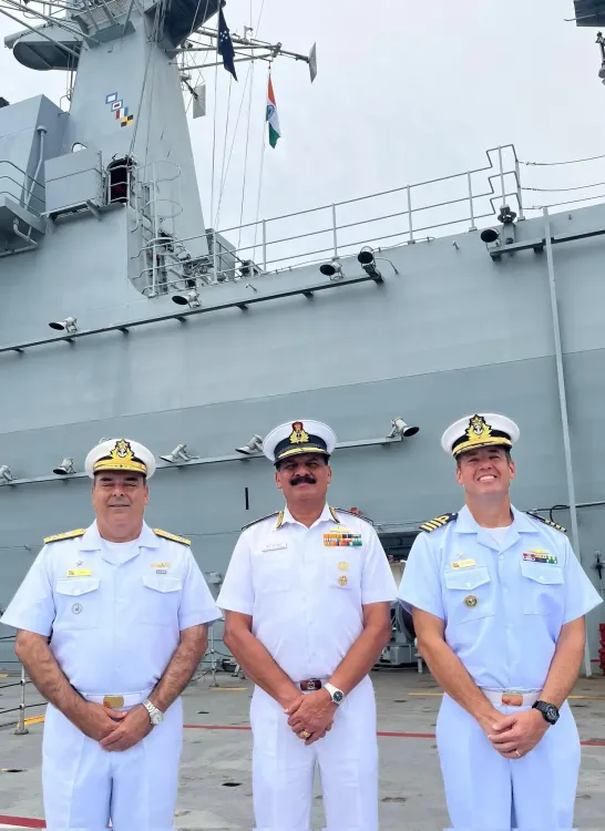 Did the Indian Navy Chief Discuss Strategic Ties with Brazilian Naval Officials?