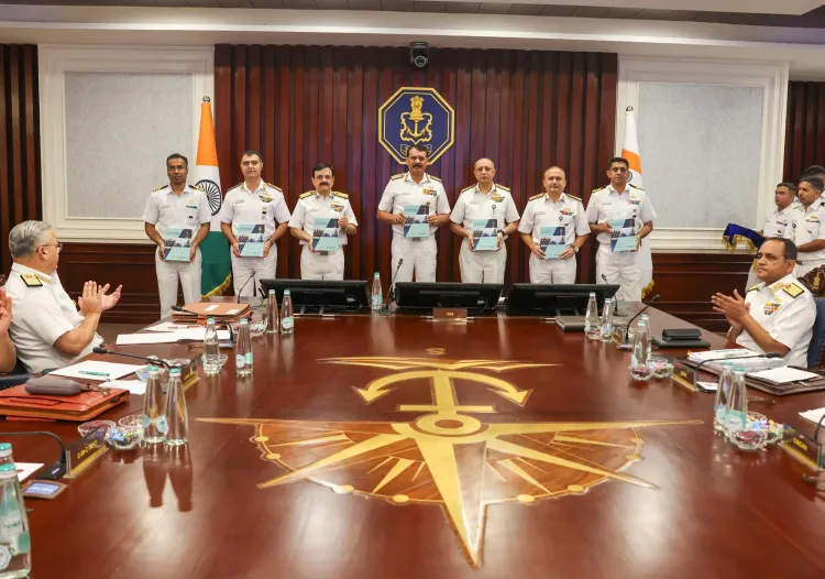 What Were the Key Discussions at the Indian Navy Commanders' Conference?