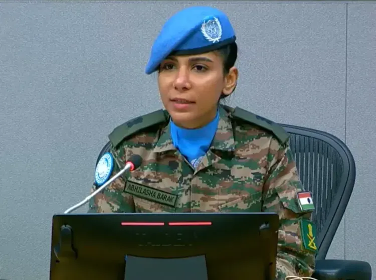 Indian Army's Major Abhilasha Barak wins UN award, urges Lebanon dialogue