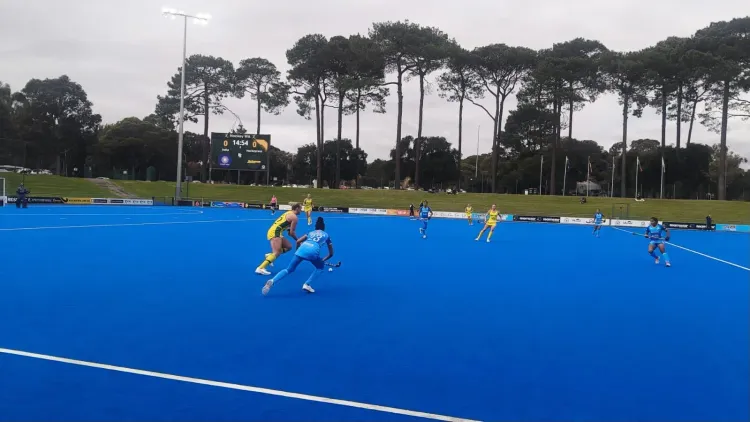 India women's hockey team beat Australia 2-0, lead Perth series 2-1