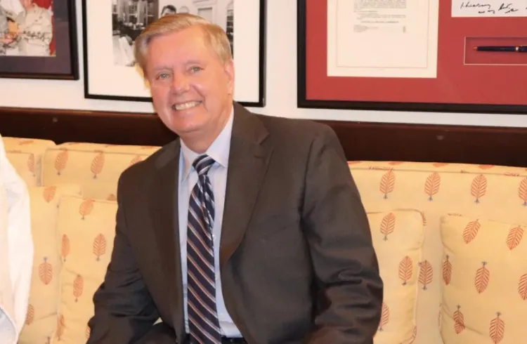 How is India’s US envoy addressing tariff challenges with Senator Lindsey Graham?